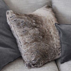 Pottery Barn Faux Fur Ombre Pillow Cover